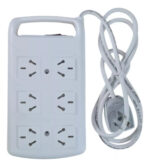 Zapatilla Alargue Prolongador 6 Tomas Cable Ramos Mejia Blanco