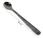 Cuchara Submarino Acero Inoxidable Diseño Mango Rayas Plateado - Image 3