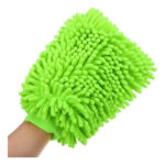 Guante Microfibra Doble Cara Auto Alta Calidad Ramos Mejia Verde Fluo