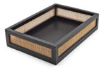 Set Bandeja Organizador Madera Y Ratan Calidad Premium - Image 5