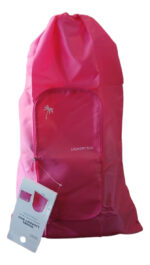 Bolsa Impermeable Viaje Primark Rosa Plegable Compacta Nailon Liso - Image 2