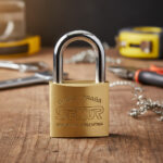 Candado Doble Traba Acero Inoxidable 2 Llaves Seguridad - Image 4