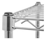 Estantería Metálica Cromada 4 Estantes 152 Cm Premium Negro - Image 3