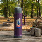 Termo Lumilagro Pico Cebador De Vidrio Frio Calor Premium Violeta - Image 2