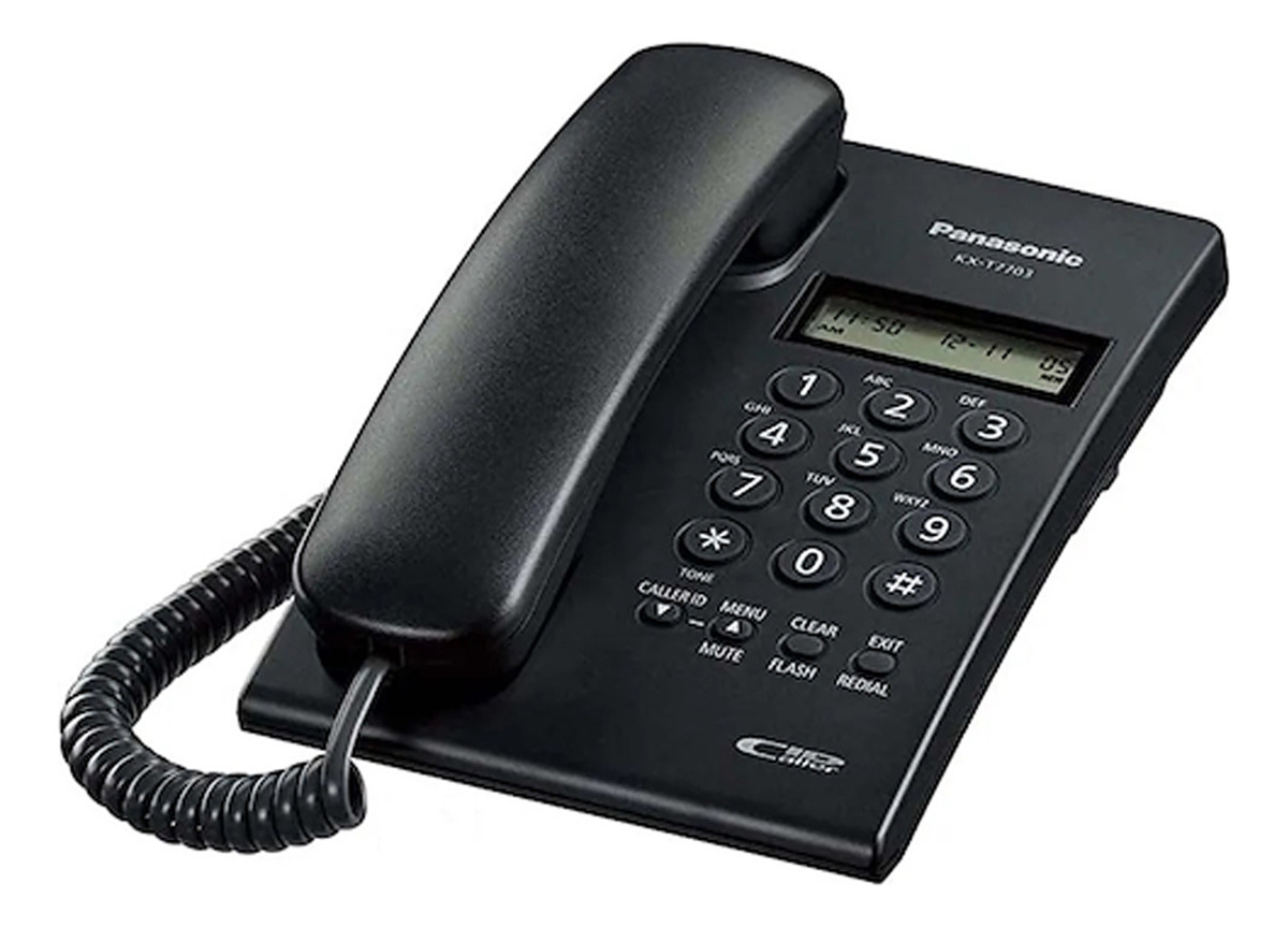 D_NQ_NP_927726-MLA105226822977_012026-F.jpg Telefono Fijo Panasonic Manos Libres Con Pantalla Led Negro - Image 1