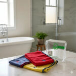 Set Toallas Microfibra Benetton Con Estuche Premium Transparente Estuche - Image 4