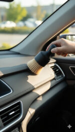 Brocha Limpieza Automovil Quita Polvo Ramos Mejia Negro - Image 2