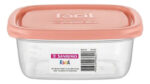 Recipiente Hermetico Plastico San Remo Contenedor Alimentos Rosa