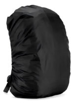 Funda Cubre Mochila Urbana Impermeable Negra Cm50l Para Lluvia Camping Negro Liso