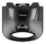 Waflera Electrica Winco Antiadherente Coccion Rapida Negro - Image 3
