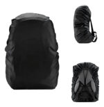 Funda Cubre Mochila Urbana Impermeable Negra Cm50l Para Lluvia Camping Negro Liso - Image 2
