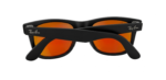 ANTEOJOS RAYBAN WAYFARER RB2140 MARCO NEGRO LENTE NARANJA ESPEJADO - Image 2