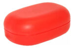 Jabonera De Plastico Con Bisagra Reforzada Calidad Premium Color Naranja