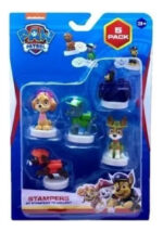 Pack X 5 Sellos Muñecos Juguetes Paw Patrol Coleccionables Azul Oscuro Azul - Image 2