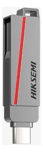 Pendrive Hiksemi 128gb Dual Usb 3.2 Tipo C Y A Gris Slim - Image 2