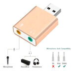 Placa De Sonido Usb Externa Noga 7.1 Auriculares Microfono - Image 4