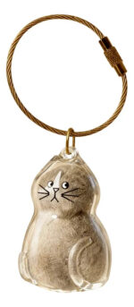 Llavero Transparente Guarda Pelo Mascota Gato Ramos Mejia