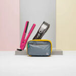 Kit Viajes: Planchita Pelo Mini Rosa + Afeitadora Inalámbrica Acero Gris + Organizador Benetton Gris