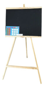 Pizarron Infantil Caballete Madera + Tizas Niños Ramos Mejia