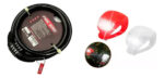 Kit Seguridad: Linga Candado Bicicleta Moto Cable Codigo + 2 Luces Led Delanteras Blanco Rojo