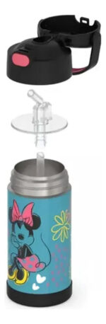 Botella Thermos Kids Compacto Diseño Divertido Con Bombilla - Image 2