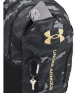 Mochila Under Armour Hustle 6.0 Backpack Negro Unisex Lisa Color Black Metallic Gold 29l Black / Black / Metallic Gold Liso - Image 4