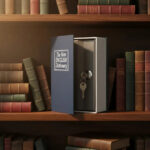 Caja Fuerte Oculta Metalica Libro Forrado Mas Llaves Premium Marrón - Image 2