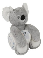 Muñeco Con Manta Bebe 70x100 Cm Suave Ideal Infantil Koala Gris - Image 2