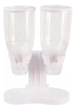 Dispenser De Cereal Alimentos Secos Set X2 Unidades Con Control De Porciones Transparente - Image 2
