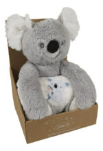 Muñeco Con Manta Bebe 70x100 Cm Suave Ideal Infantil Koala Gris