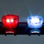 Set X 2 Luz Led Delanteras Para Bicicleta Calidad Premium Blanco Y Rojo Blanco/rojo - Image 2
