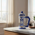 Cafetera Prensa Francesa Bialetti Dolce & Gabbana 350 Ml Azul Mediterraneo Azul Blanco - Image 3