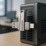 Pendrive Hiksemi 128gb Dual Usb 3.2 Tipo C Y A Gris Slim - Image 4