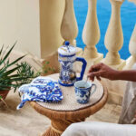 Cafetera Prensa Francesa Bialetti Dolce & Gabbana 350 Ml Azul Mediterraneo Azul Blanco - Image 4