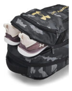 Mochila Under Armour Hustle 6.0 Backpack Negro Unisex Lisa Color Black Metallic Gold 29l Black / Black / Metallic Gold Liso - Image 6