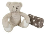 Muñeco Con Manta Bebe 70x100 Cm Suave Ideal Infantil Oso Beige - Image 2