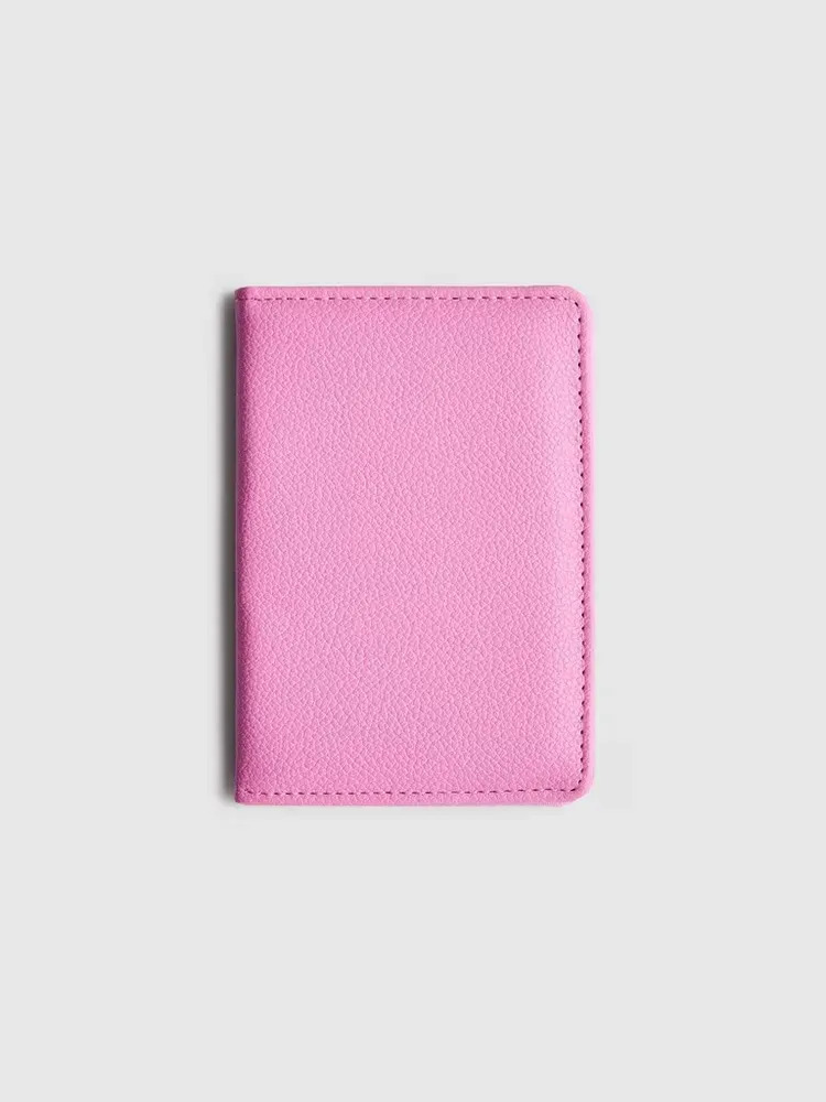 D_NQ_NP_622208-MLA111446808878_052026-F.jpg Porta Pasaporte Organizador De Viaje Compacto Moderno Rosa Liso - Image 1