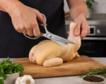 Tijera Uso Profesional 3 Claveles Alimentos Pato Pollo Pavo - Image 2