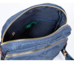Bandolera Benetton Crossbody Para Mujer, Azul Acero, Elegante Y Sintética Liso Níquel - Image 4