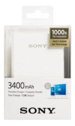 Cargador Portatil Power Bank Usb Sony 3400mah Blanco