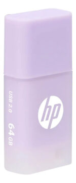 Hp Memoria Usb 2.0 V168 Flash Drive 64gb Tonos Pastel Color Púrpura