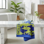 Toalla De Playa Benetton Algodon Super Absorbente Suave