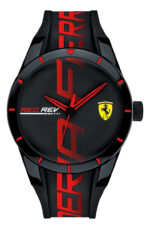 Reloj Pulsera Ferrari Sf271470 Con Correa De Resina Color Negro