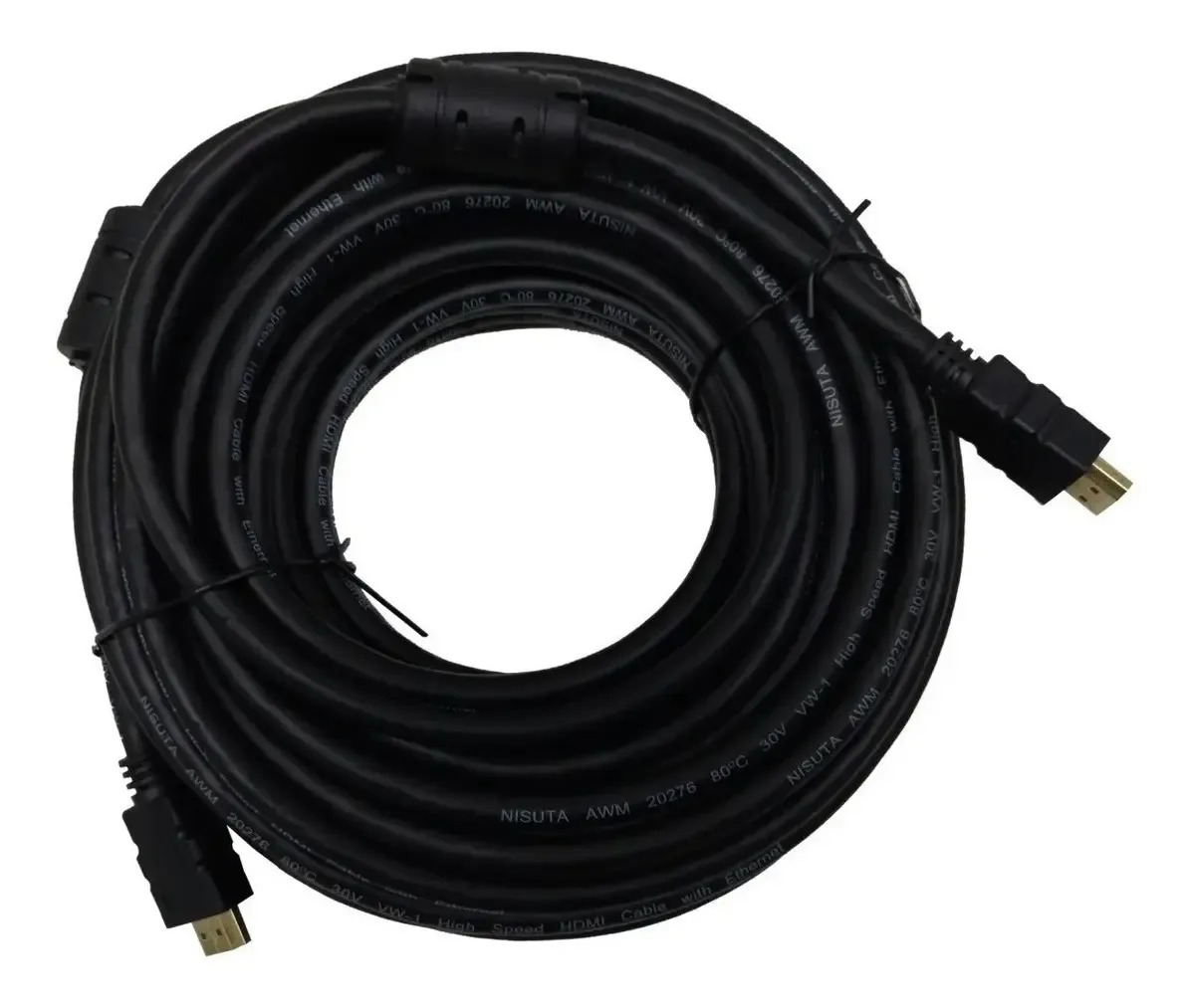 D_NQ_NP_817011-MLA112270254209_052026-F.jpg Cable Hdmi 7 Mts 1.4v Doble Filtro Dorado 7 Metros Full Hd - Image 1
