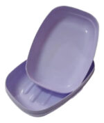 Jabonera De Plastico 2 Piezas Reforzada Calidad Ramos Mejia Color Violeta - Image 2