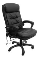 Sillon Masajeador Presidencial Ejecutivo Premium + Trafo Color Negro Material del tapizado Cuero sintético - Image 2