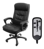 Sillon Masajeador Presidencial Ejecutivo Premium + Trafo Color Negro Material del tapizado Cuero sintético