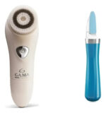Kit Cuidado: Cepillo Limpiador Exfoliante Facial Y Corporal + Lima Electronica Uñas Con Repuestos