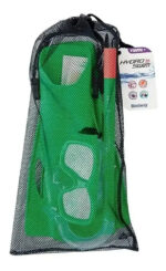 Kit Buceo Snorkel Adultos Bestway Piezas Antiparras Playa Color Verde - Image 2