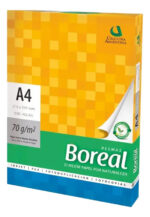 Kit 10 Resmas Boreal A4 70gr 21x29,7 Papel Blanco Alcalino Blanco